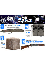 DRAW #2020 - Pick Your Prize - Benchmade, Rhino, Tactacam OR Canuck!