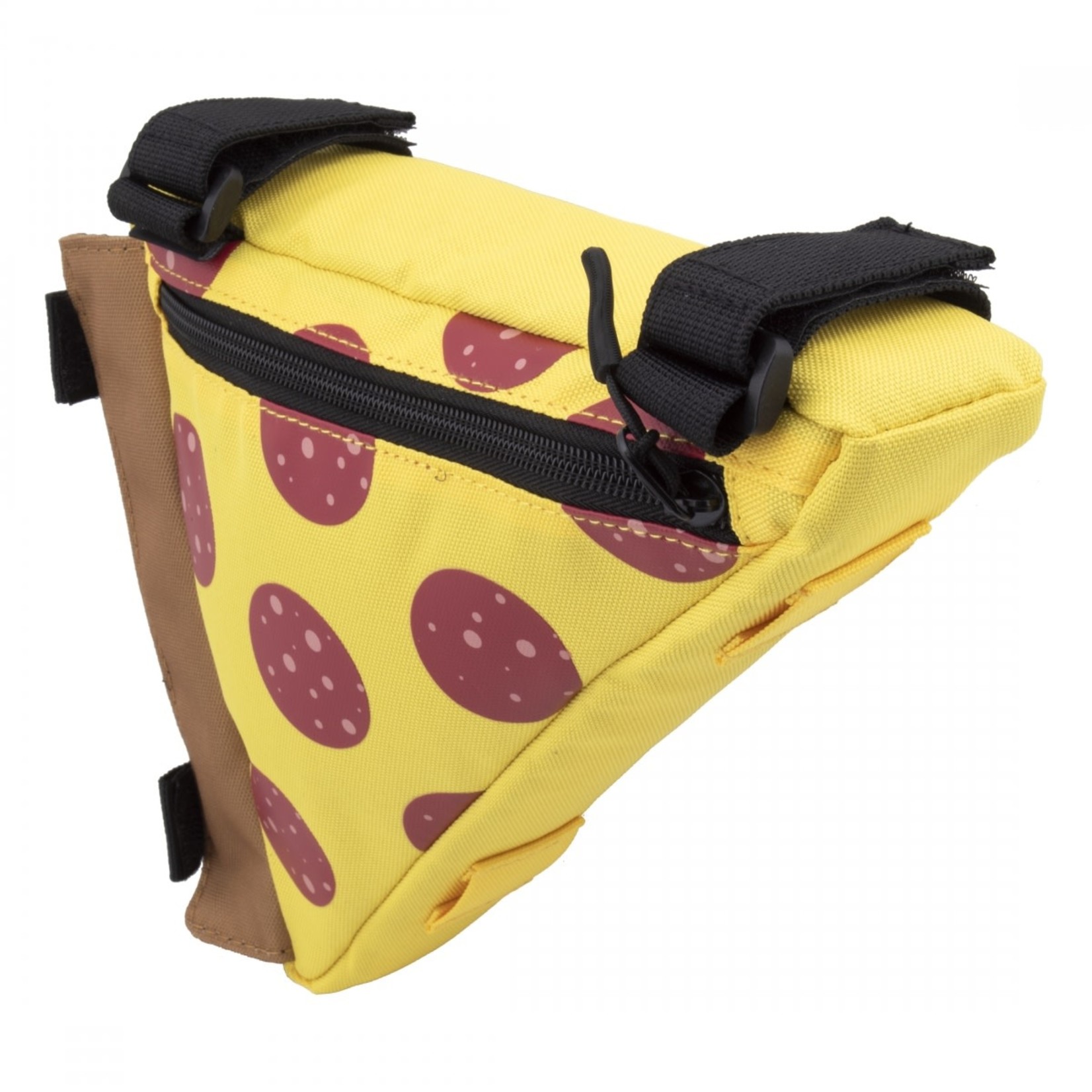 Pizza Bicycle Frame Bag with Hook and Loop Attachment Sunlite SNACK 