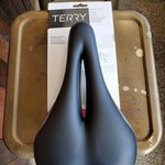 Terry Cite Y Gel Saddle - Chromoly, Black, Men's