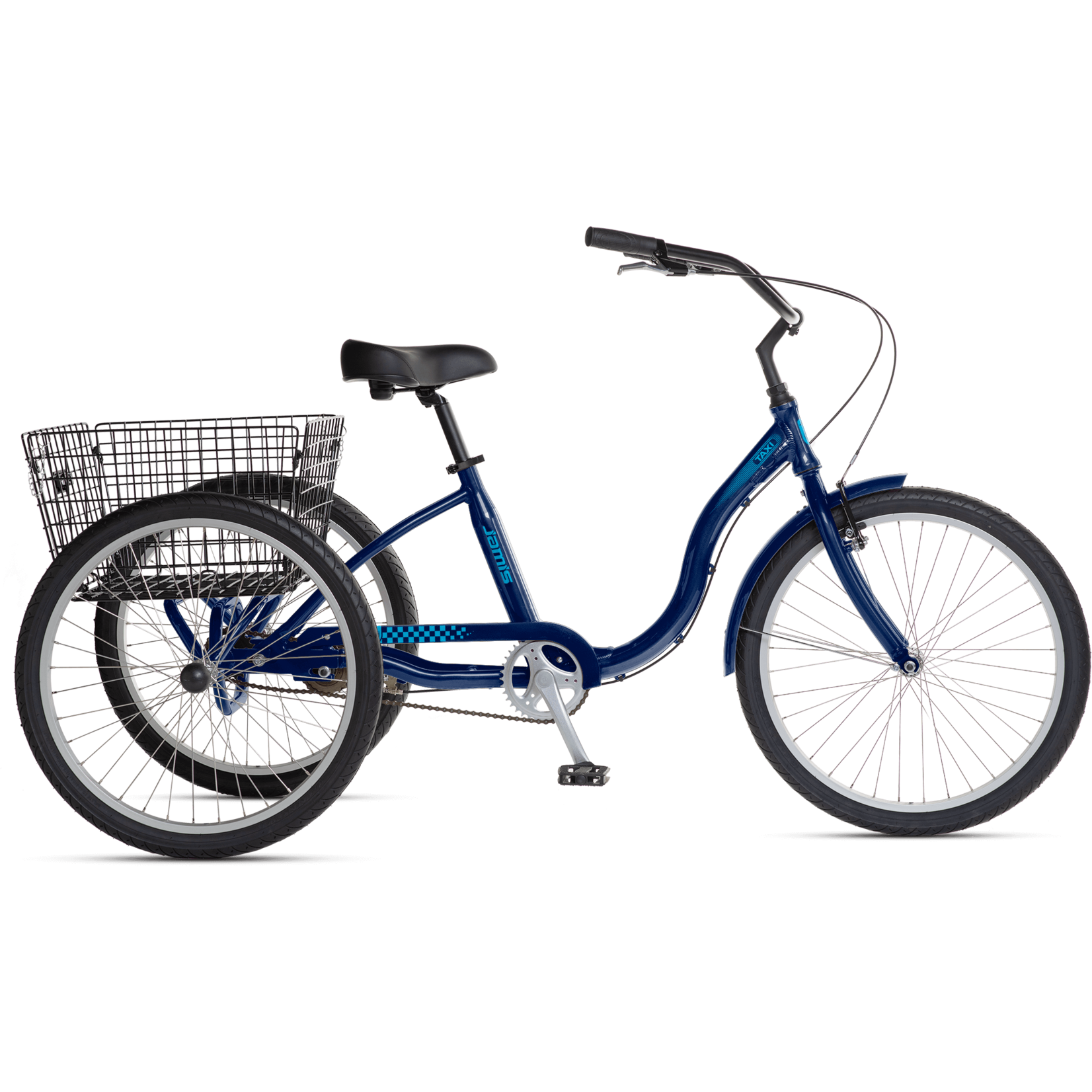 blue trike bike