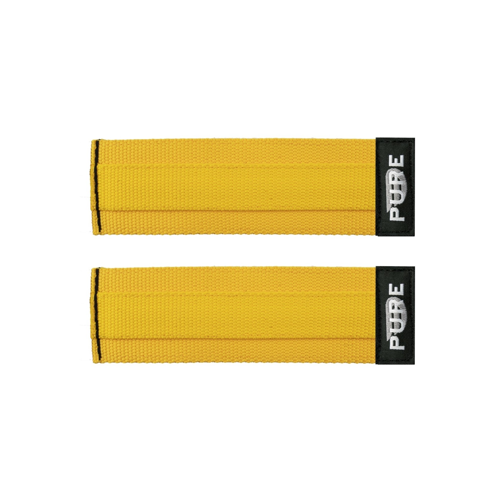 PURE CYCLES TOE STRAPS PURE PRO FOOTDTRAP YELLOW