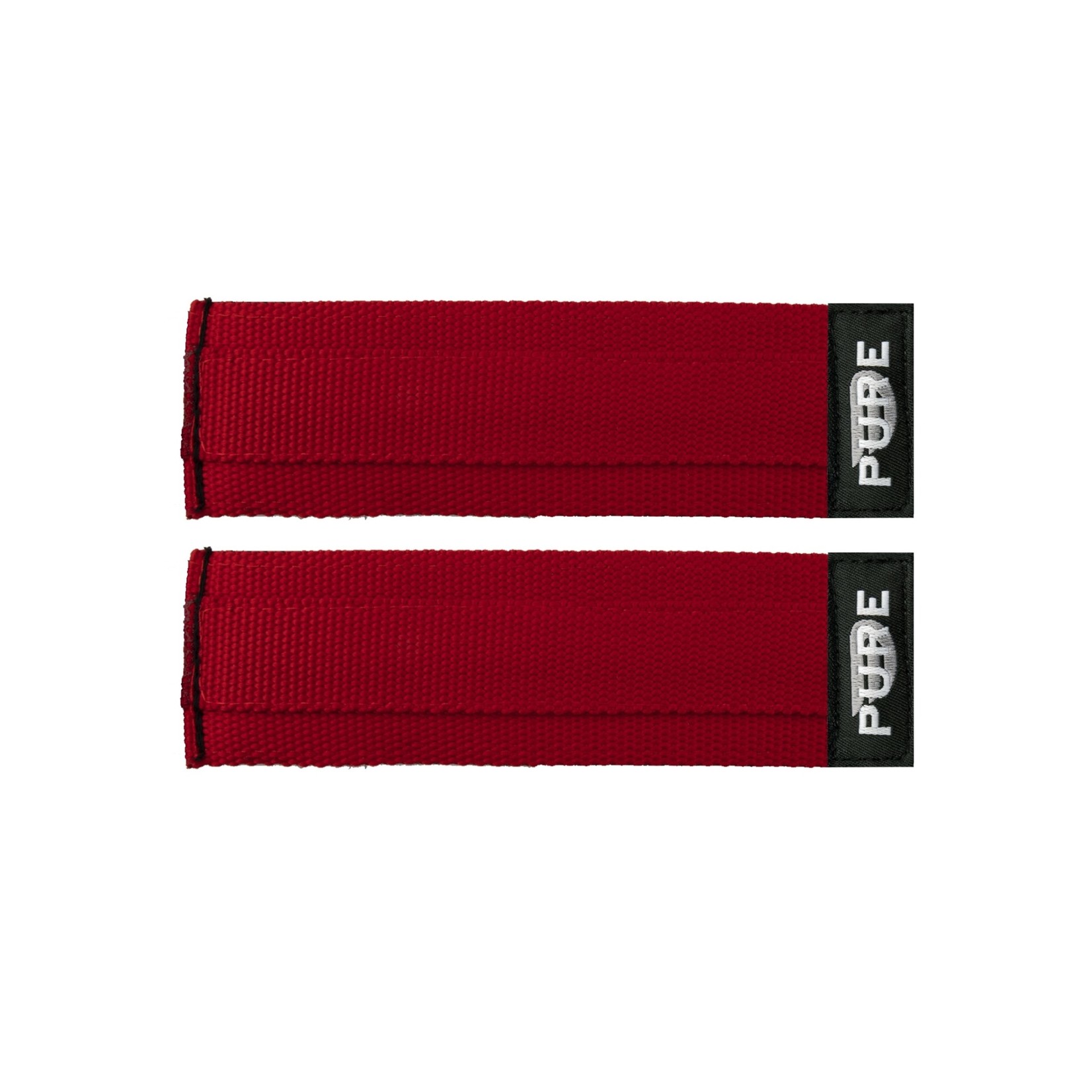 PURE CYCLES TOE STRAPS PURE PRO FOOTDTRAP RED