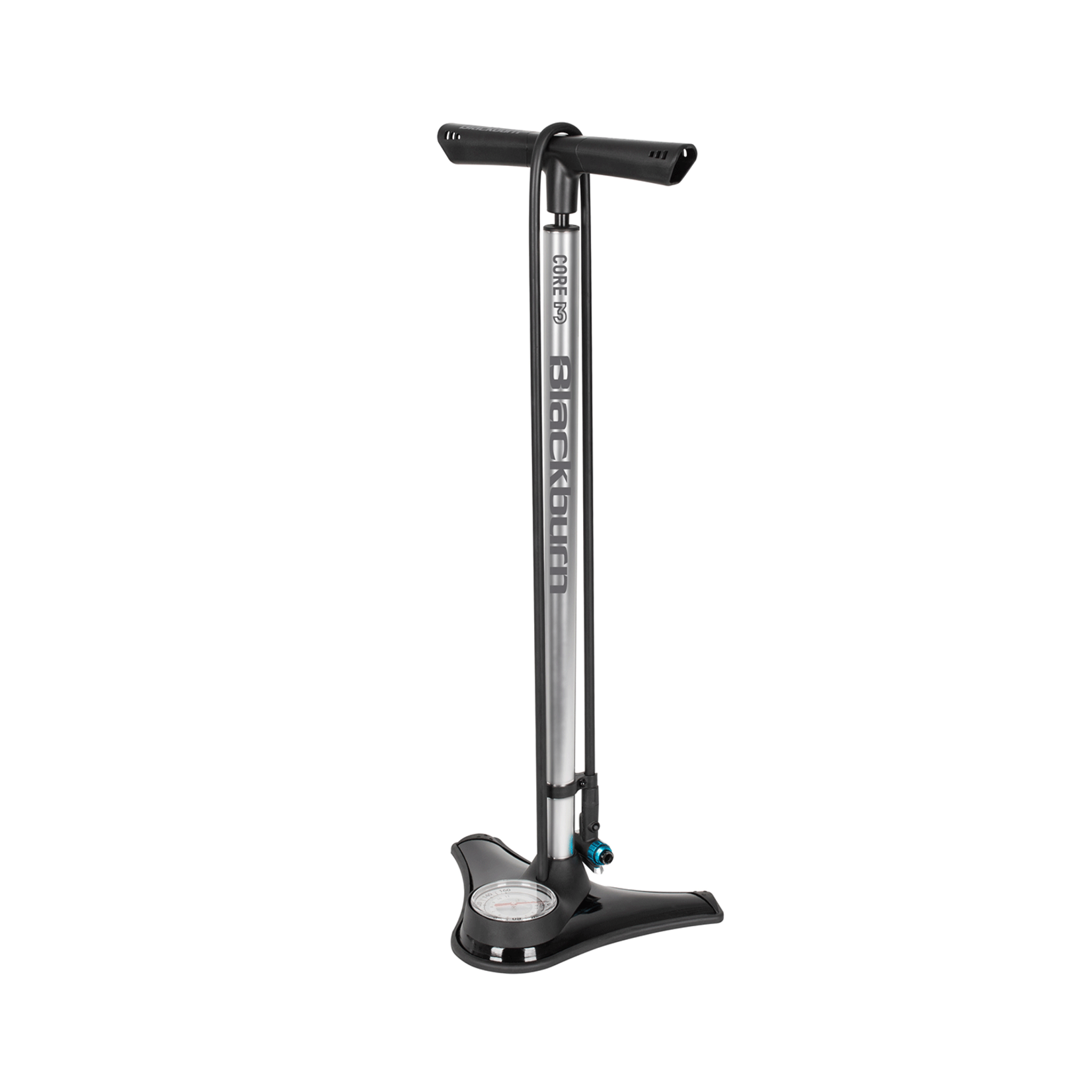 BLACKBURN PUMP BLACKBURN CORE 3 FLOOR PUMP: SILVER