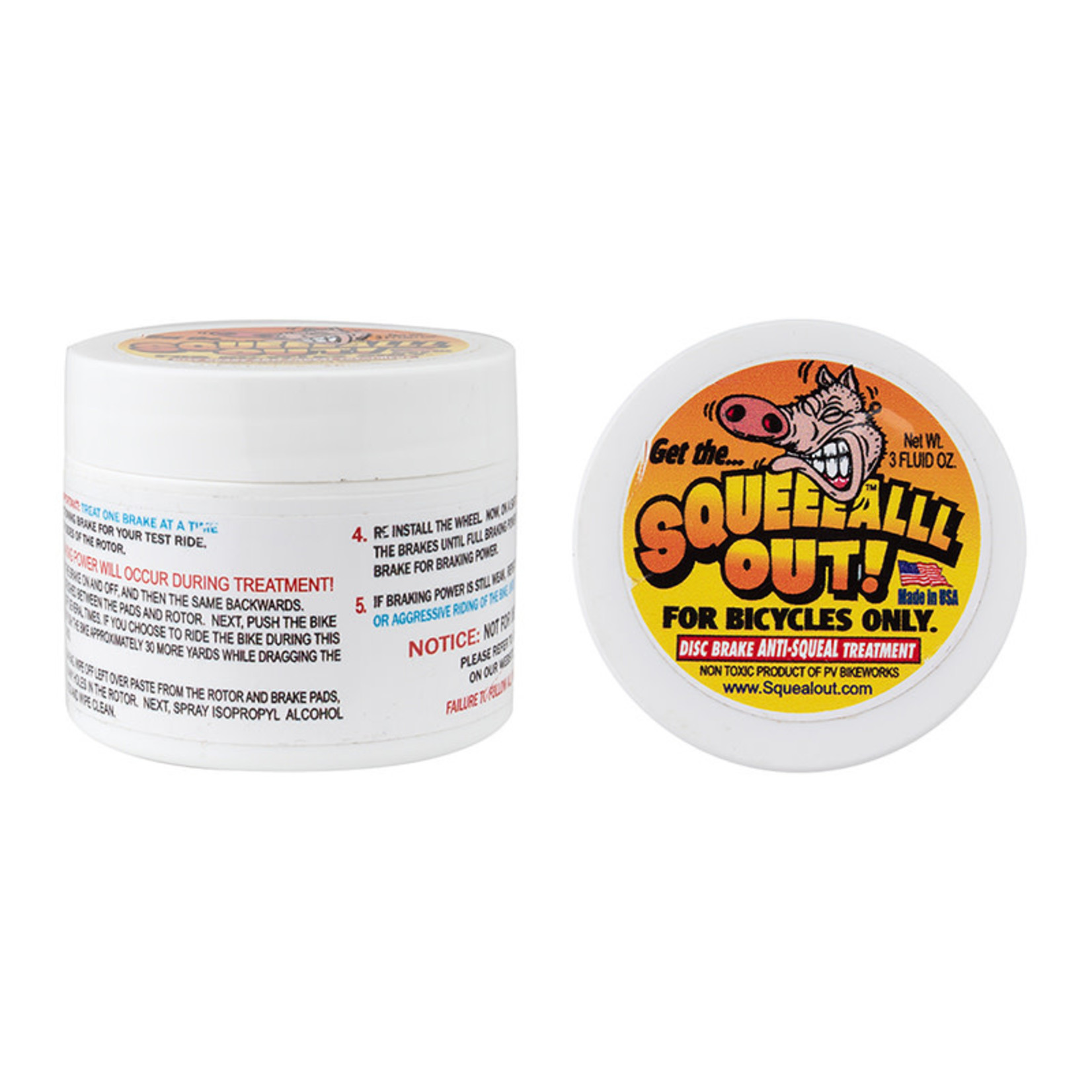 CLEANER Squeal Out Anti-Squeal Disc Brake Paste: 3oz Jar