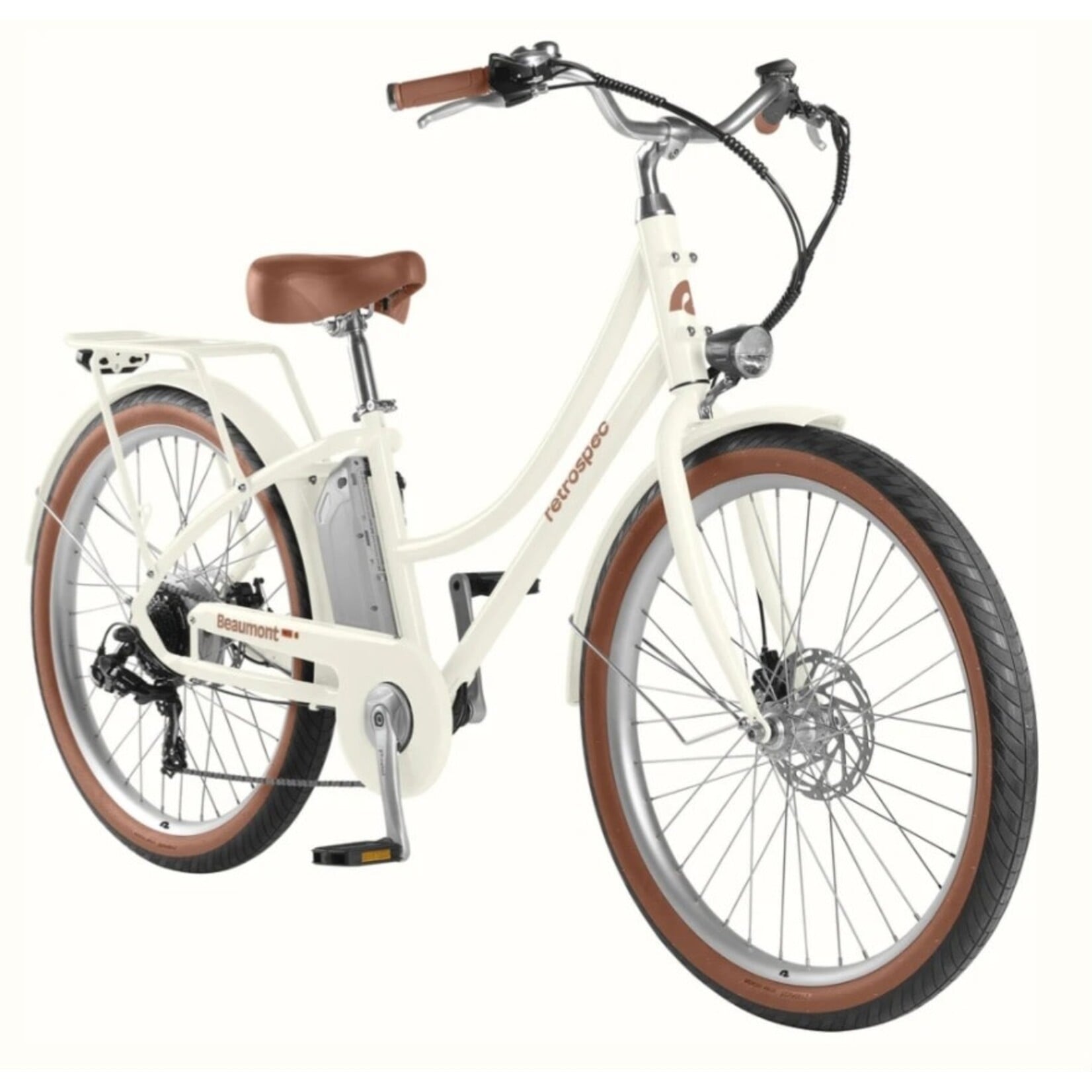 Retrospec Retrospec Beaumont REV 3 City Electric Bike Eggshell