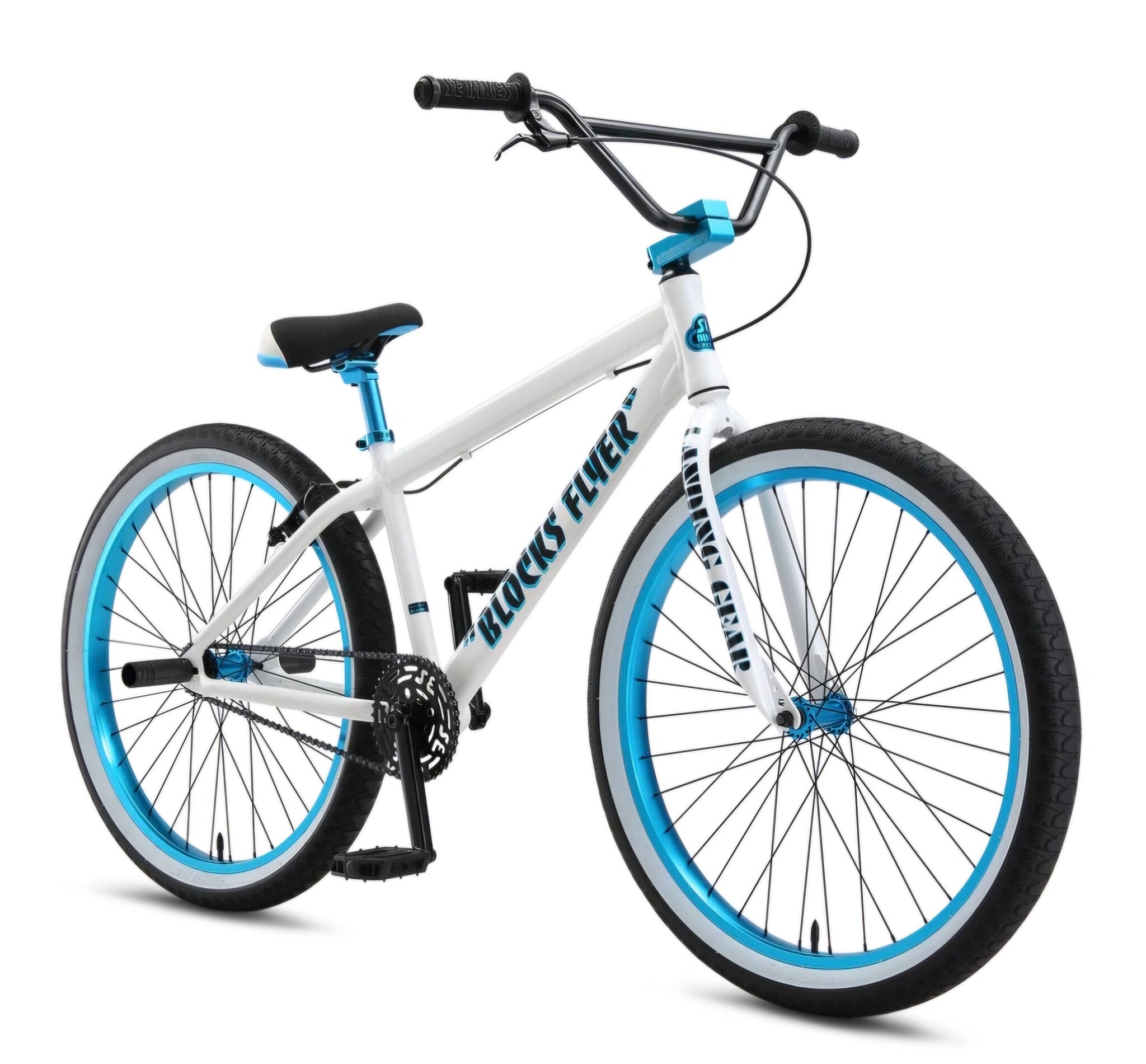 SE Blocks Flyer White/Blue 26" Retro City Cycles