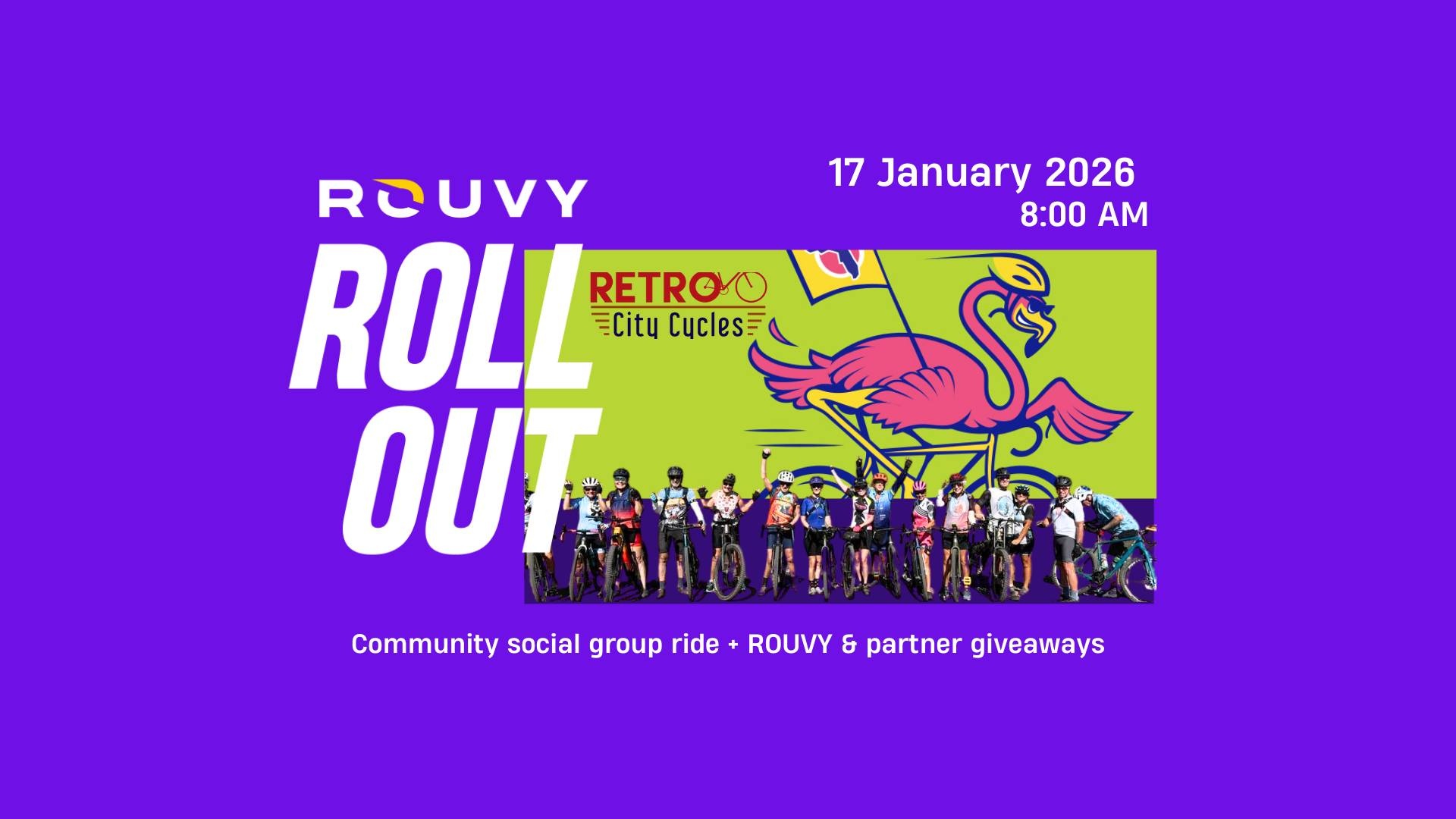 ROUVY Roll Out x Retro City Cycles x Ivanhoe Park Brewing!