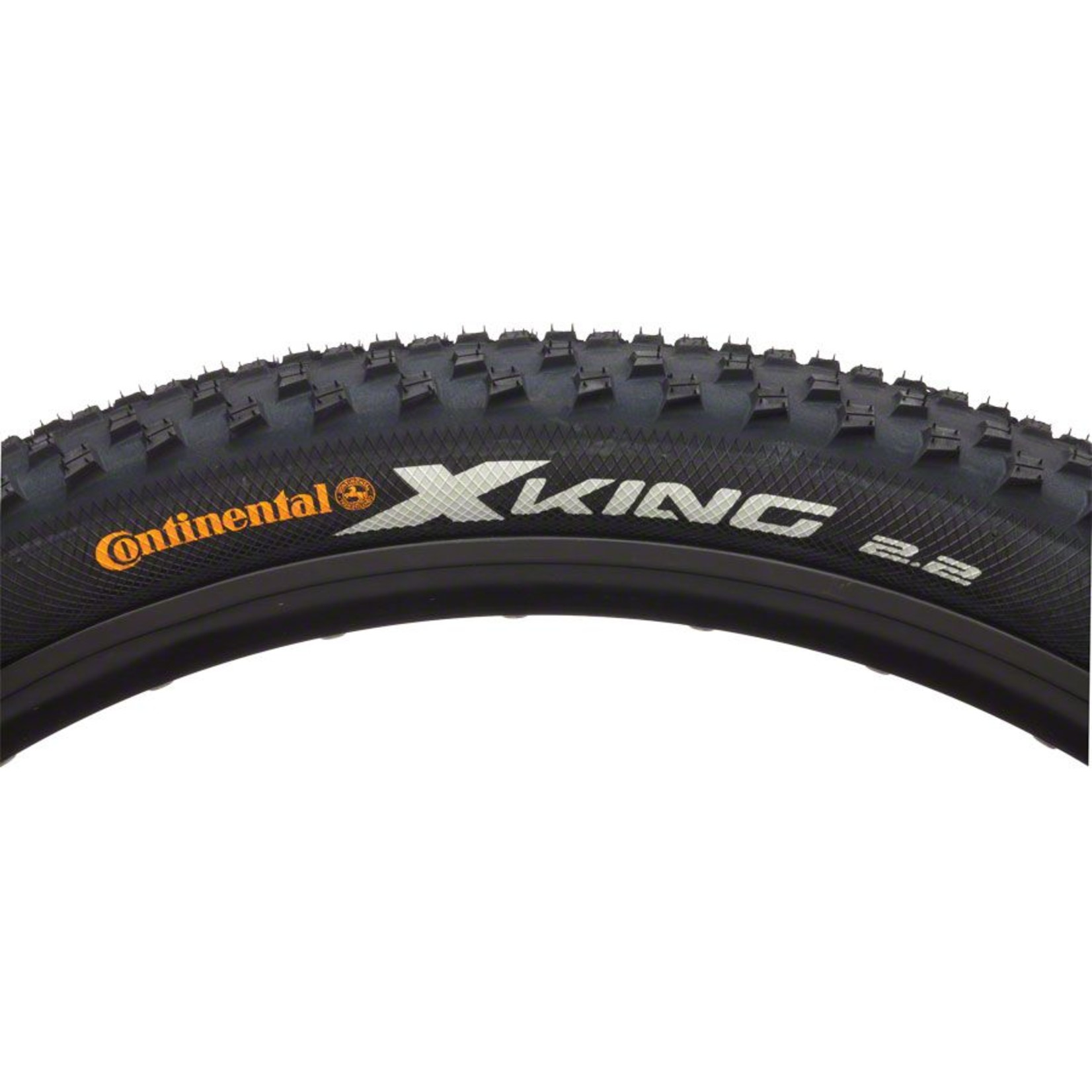 Continental X-King Tire 27.5x2.2 ProTection Folding Bead with Black Chili Rubber
