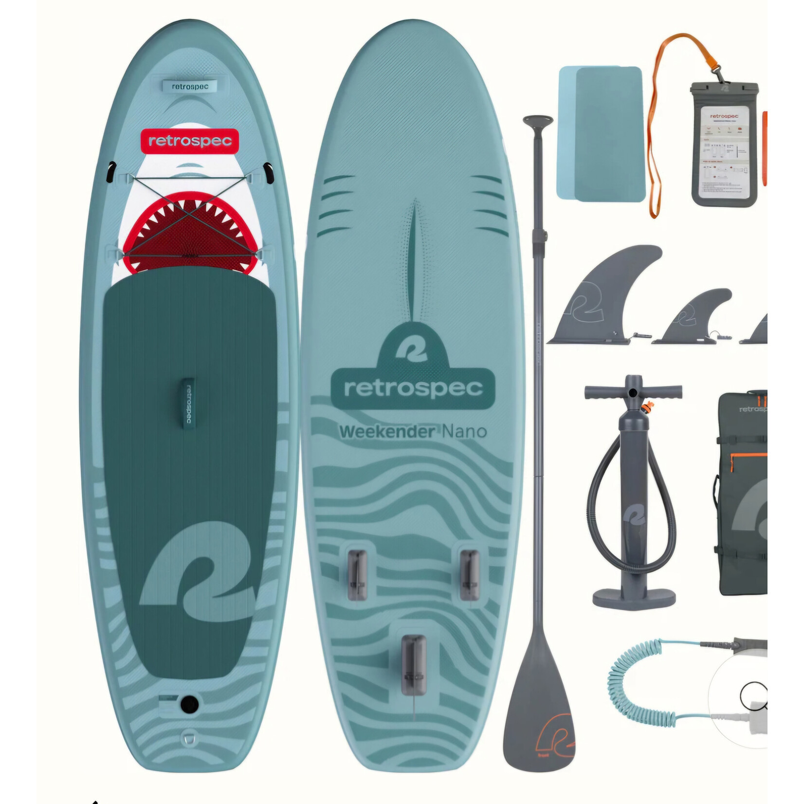 Retrospec Retrospec Weekender Nano iSUP 8'6" Great White
