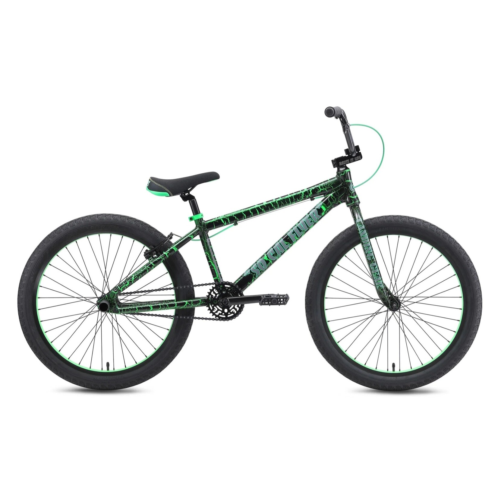 SE BIKES SE Bikes So Cal Flyer Green Crackle 24"