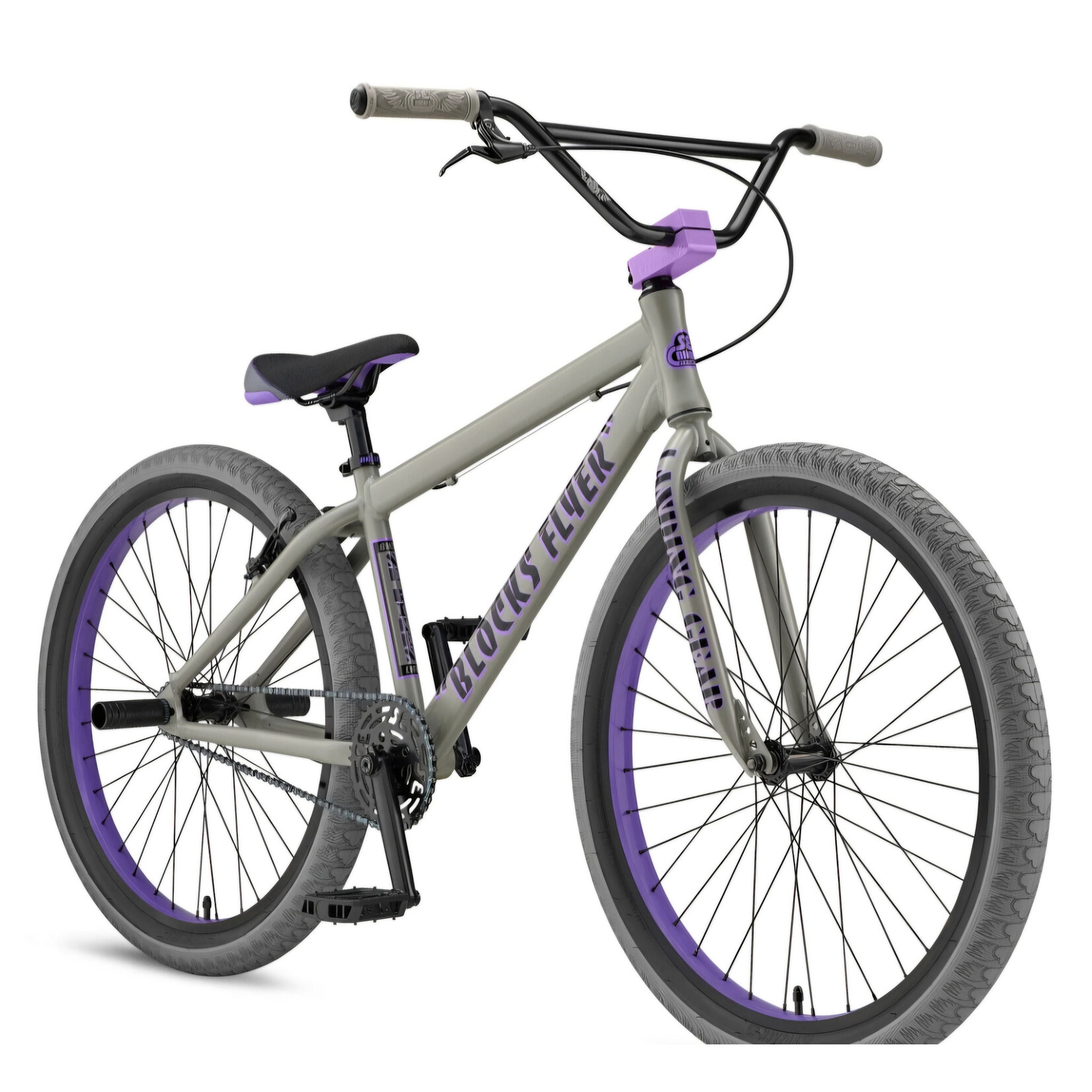 SE BIKES SE Bikes Blocks Flyer 26" Matte Gray & Purple