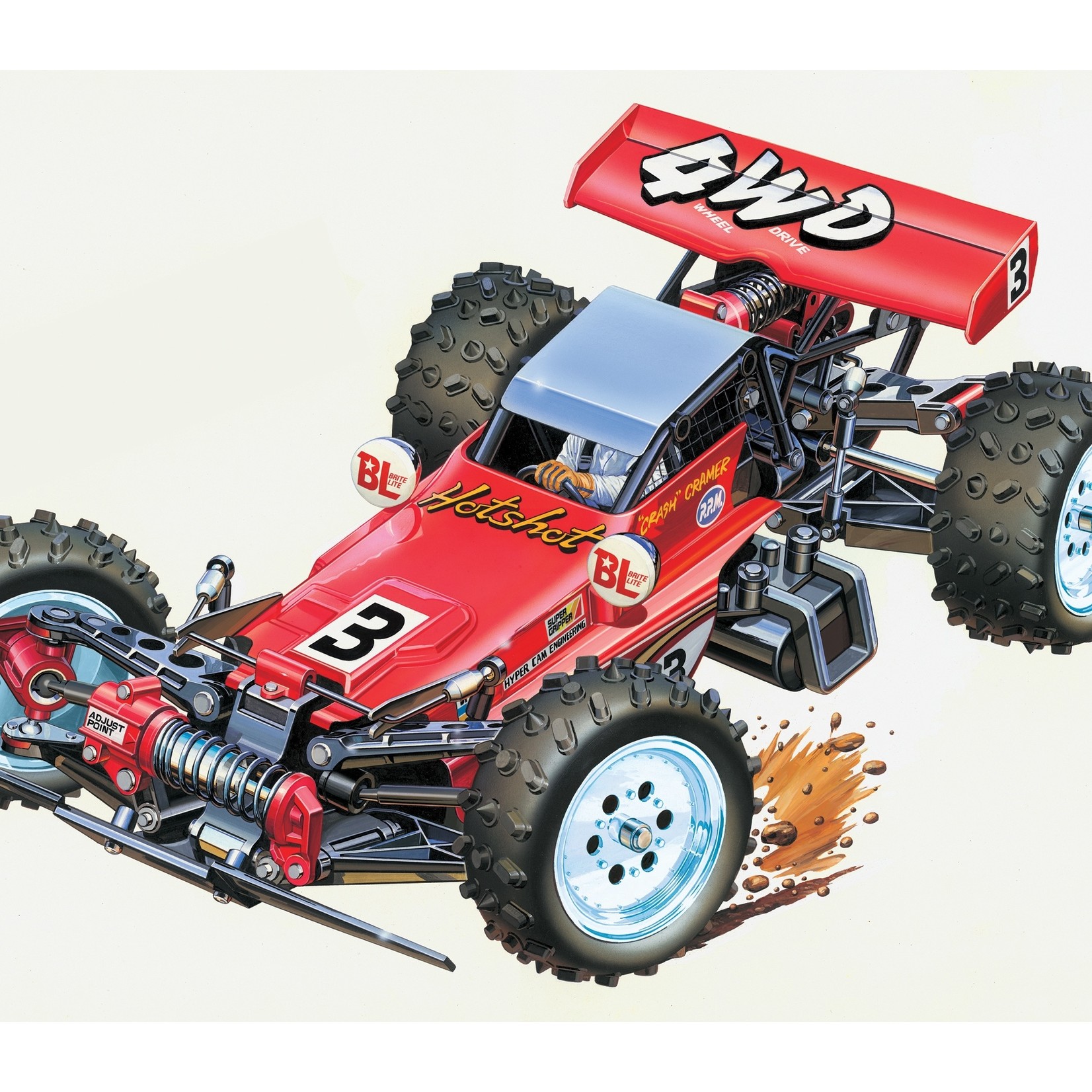 Tamiya 58391 HOT SHOT KIT 1/10 RERELEASE Pedals Bike Shop