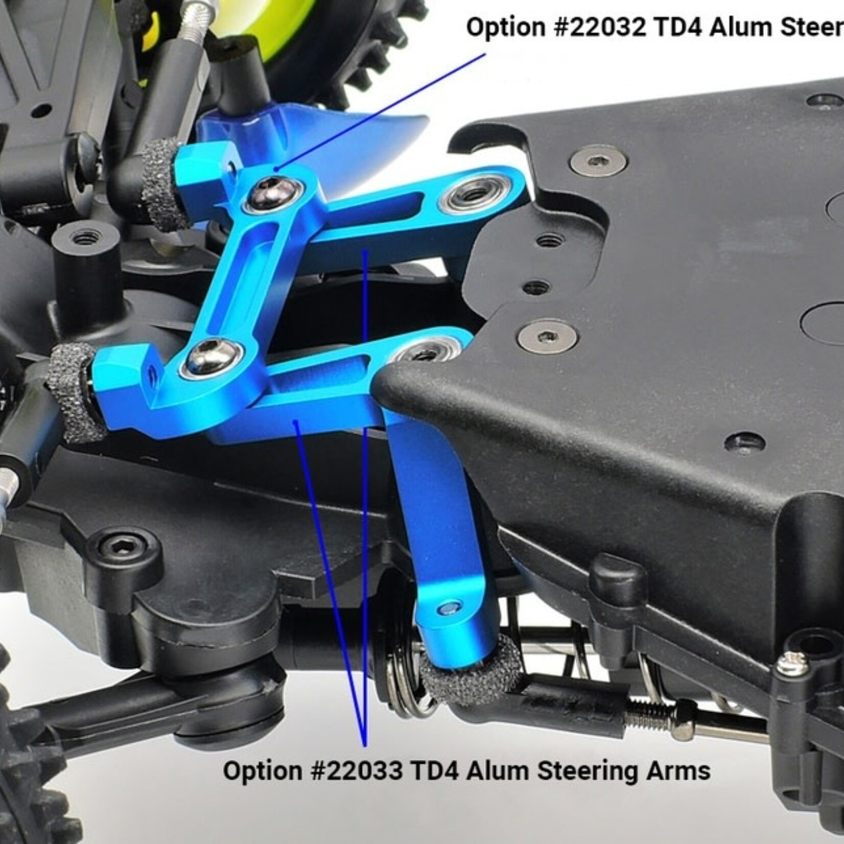 Tamiya Tamiya 22033 RC TD4 Aluminum Steering Arms