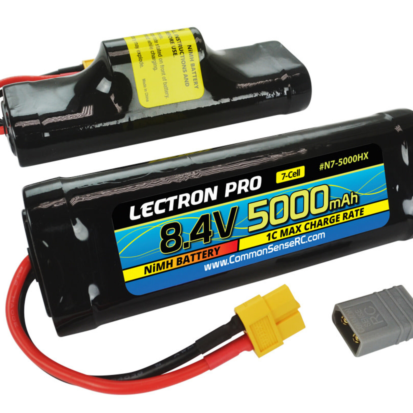 Common Sense RC Common Sense RC Lectron Pro NiMH 8.4V (7-cell) 5000mAh Hump XT60+Popular