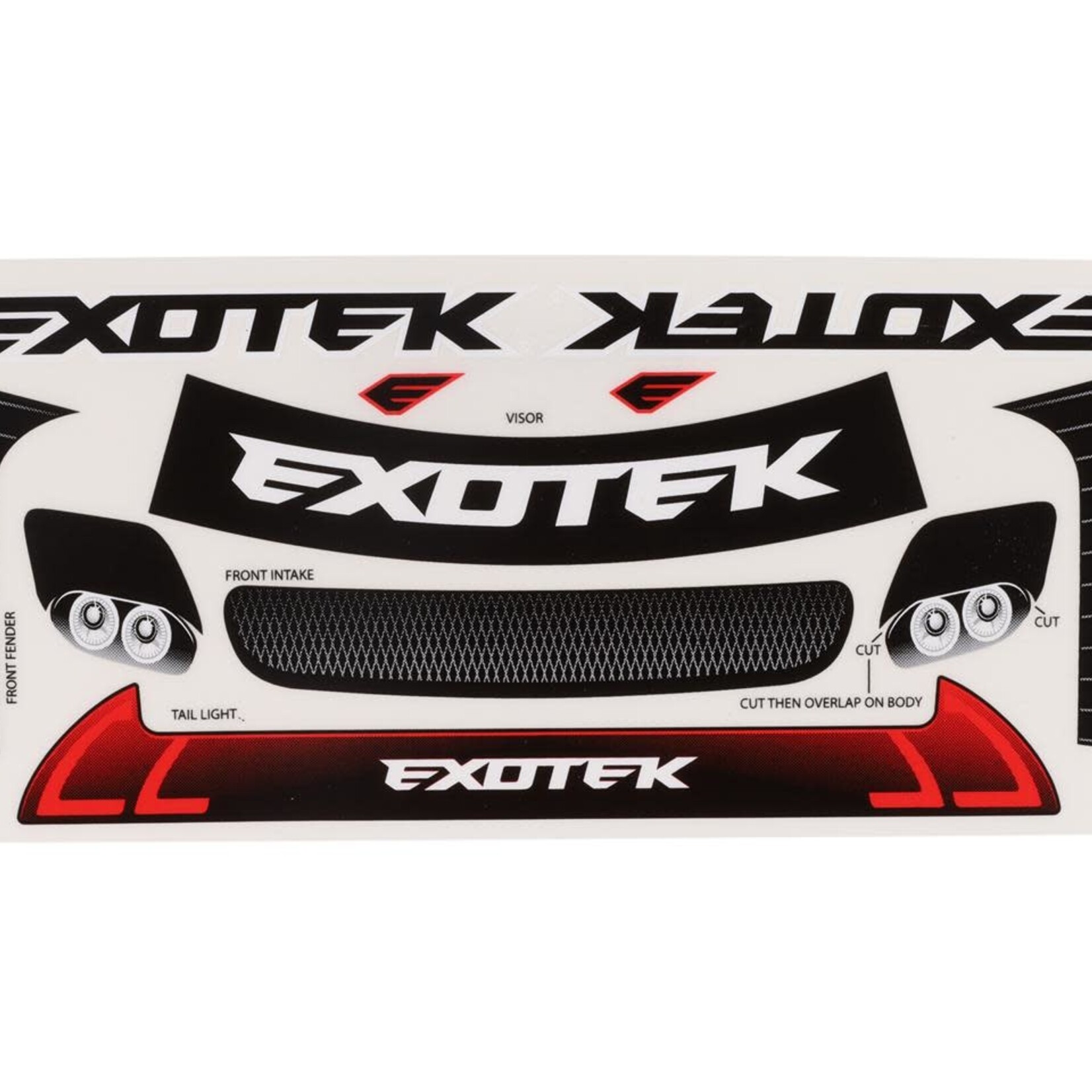 Exotek Racing Exotek 2064 190mm Type-A 1/10 USGT Sedan Body w/Wing (Clear)