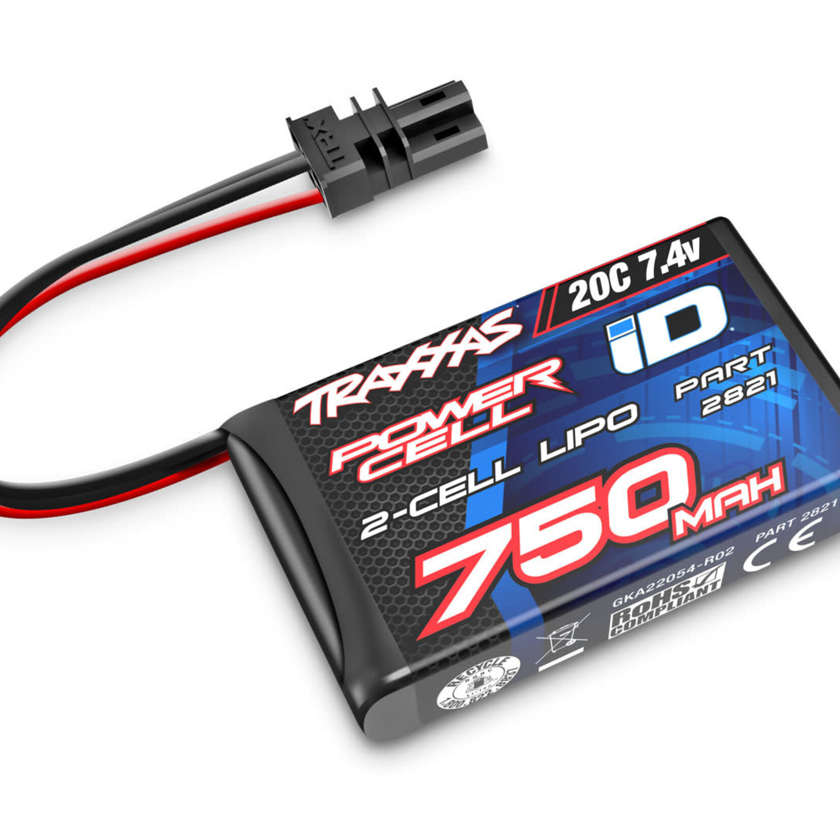 Traxxas Traxxas 2821 2S LIPO 750mAh 7.4v 20C (TRX-4M)