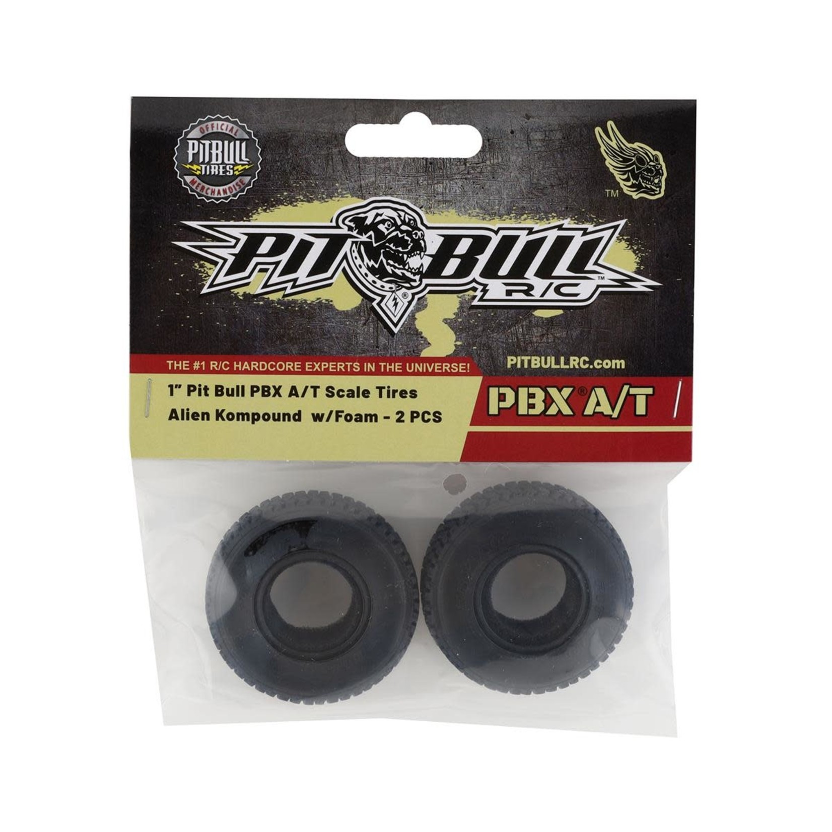 Byg op Steward let at håndtere Pit Bull Tires PBX1AK PBX A/T 1.0" Micro Crawler Tires w/Foam (2) (Alien) -  Pedals Bike Shop