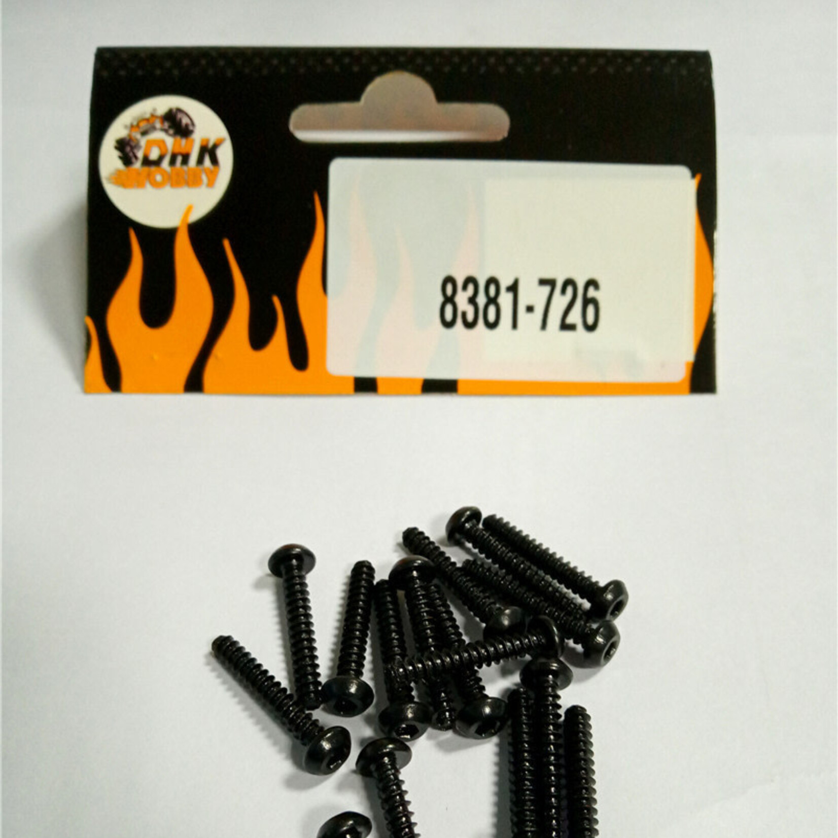 DHK Hobby DHK Hobby 8381-726 B Head Screw - Coarse Thread (3x18mm) (16)