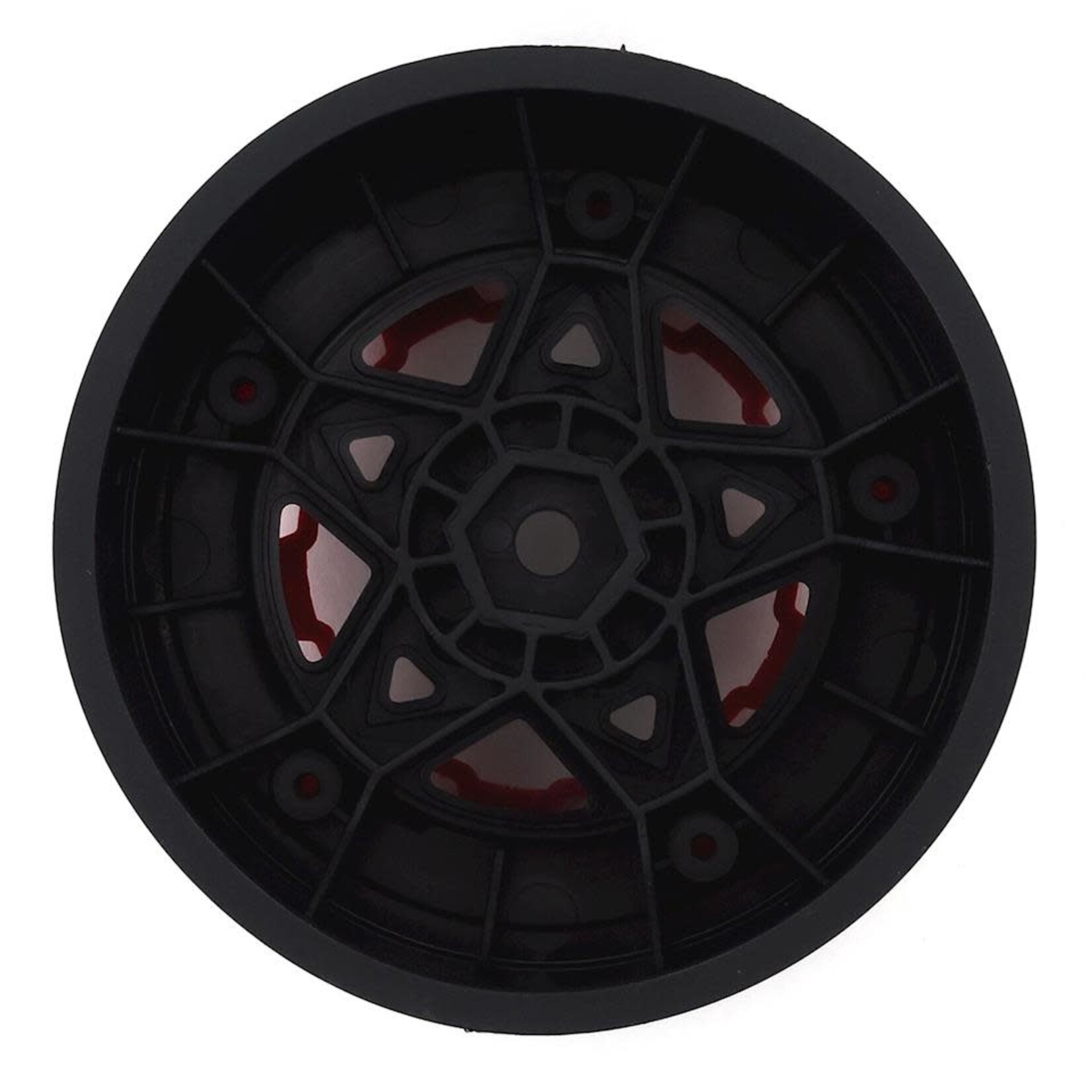 JConcepts JConcepts 3391BR Tremor Short Course Wheels (Black / Red) (2) (Slash Rear)