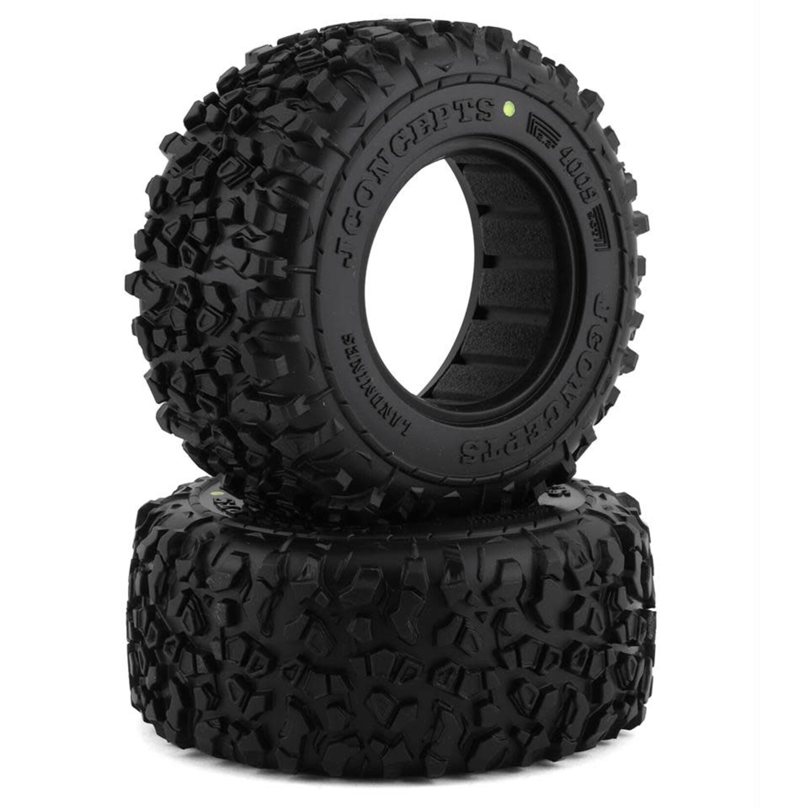 JConcepts JConcepts 4009-00 Landmines Short Course Tires Only (2) (Yellow)