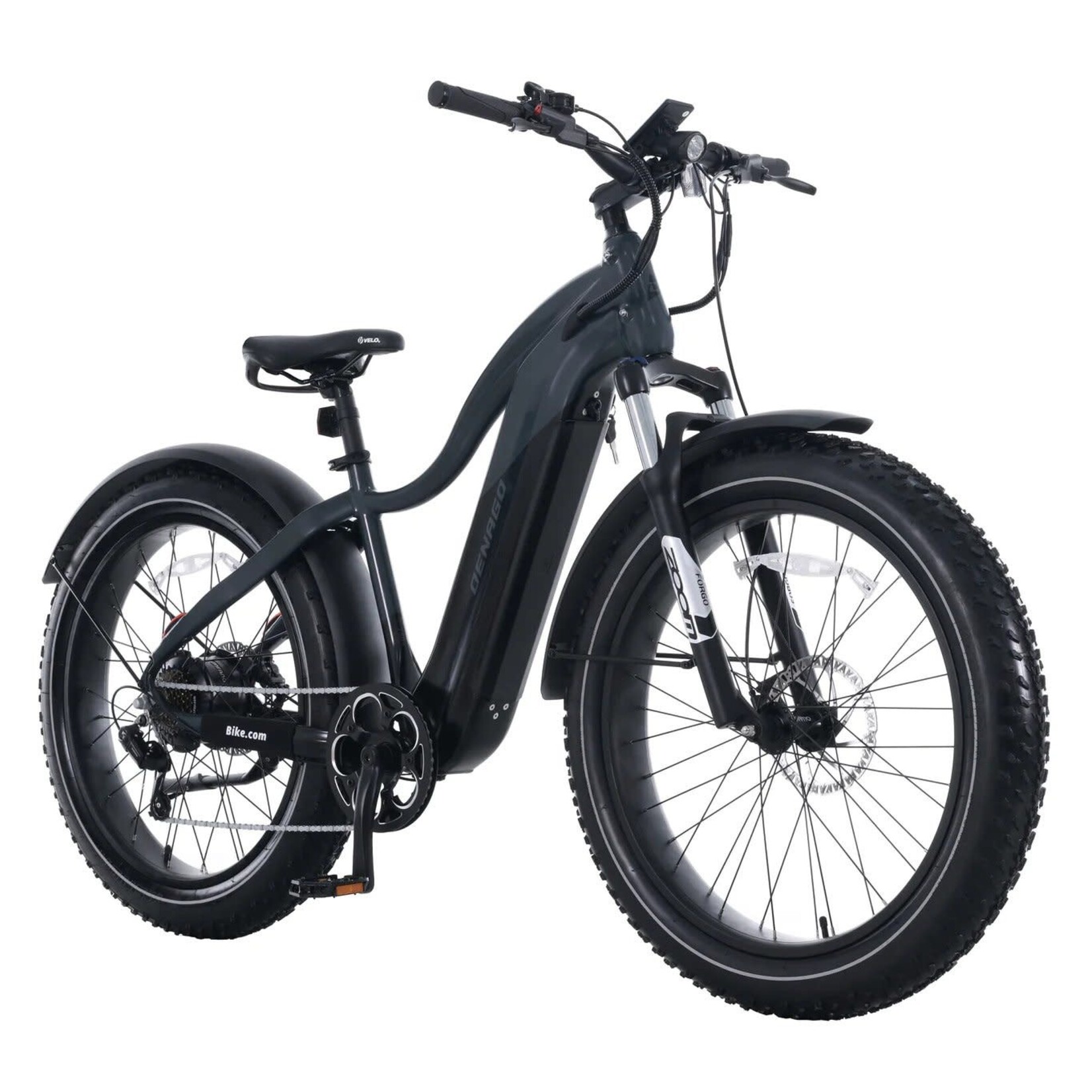 Denago Denago Fat Tire Top Tube eBike Grey with Black / One Size