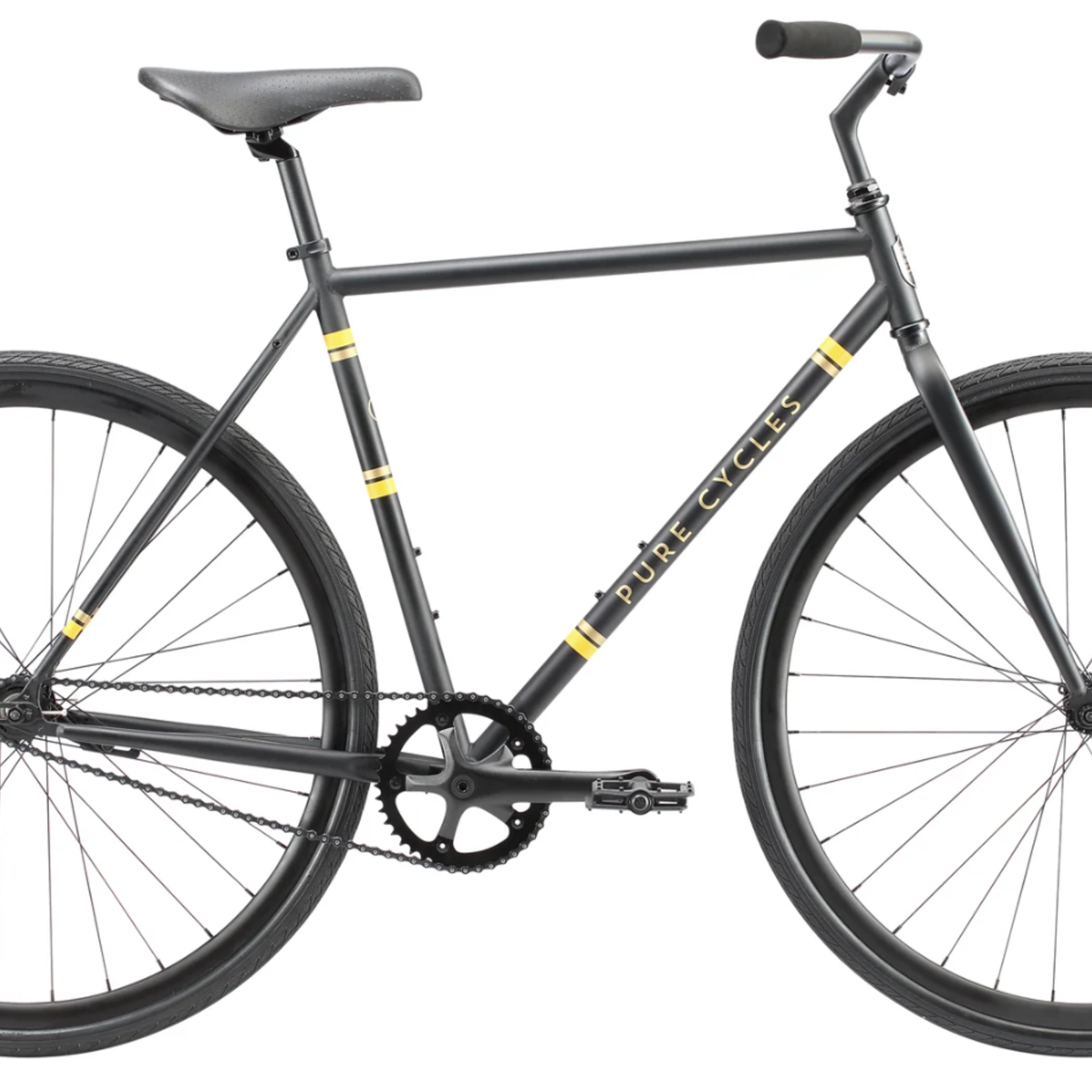 PURE CYCLES Pure Cycle Coaster Flatback Black / Yellow