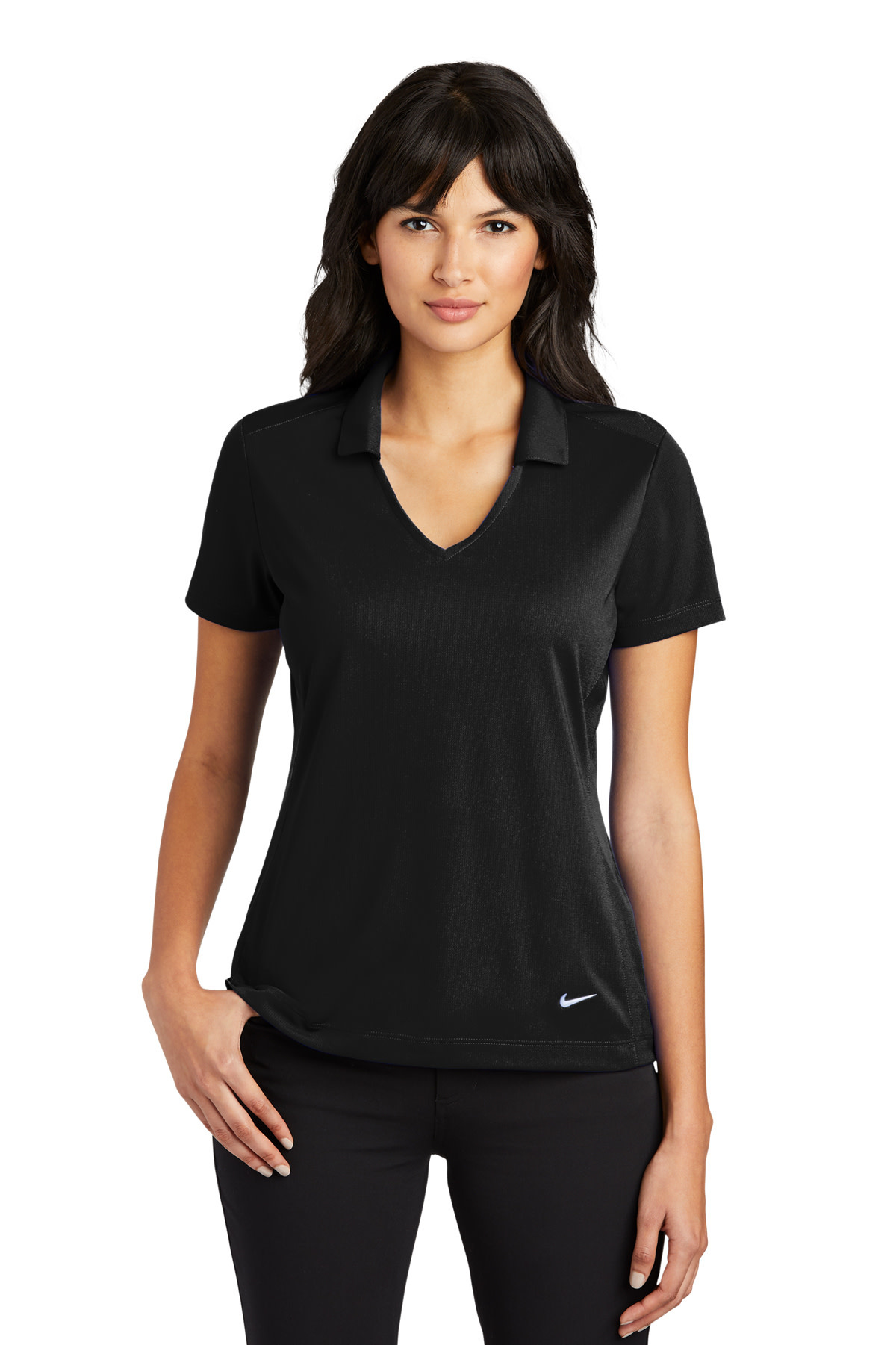 Ladies  Nike Dri-FIT Vertical Mesh Polo DWH