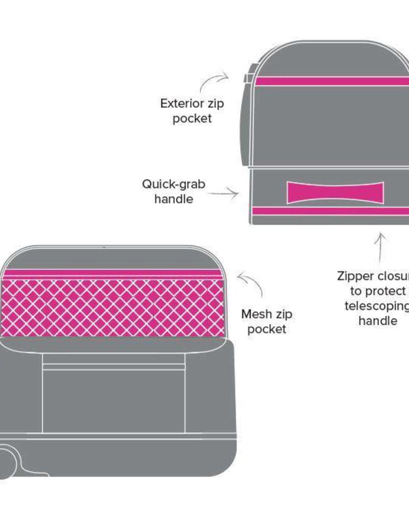 lighten up foldable rolling duffel