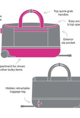 foldable rolling duffel