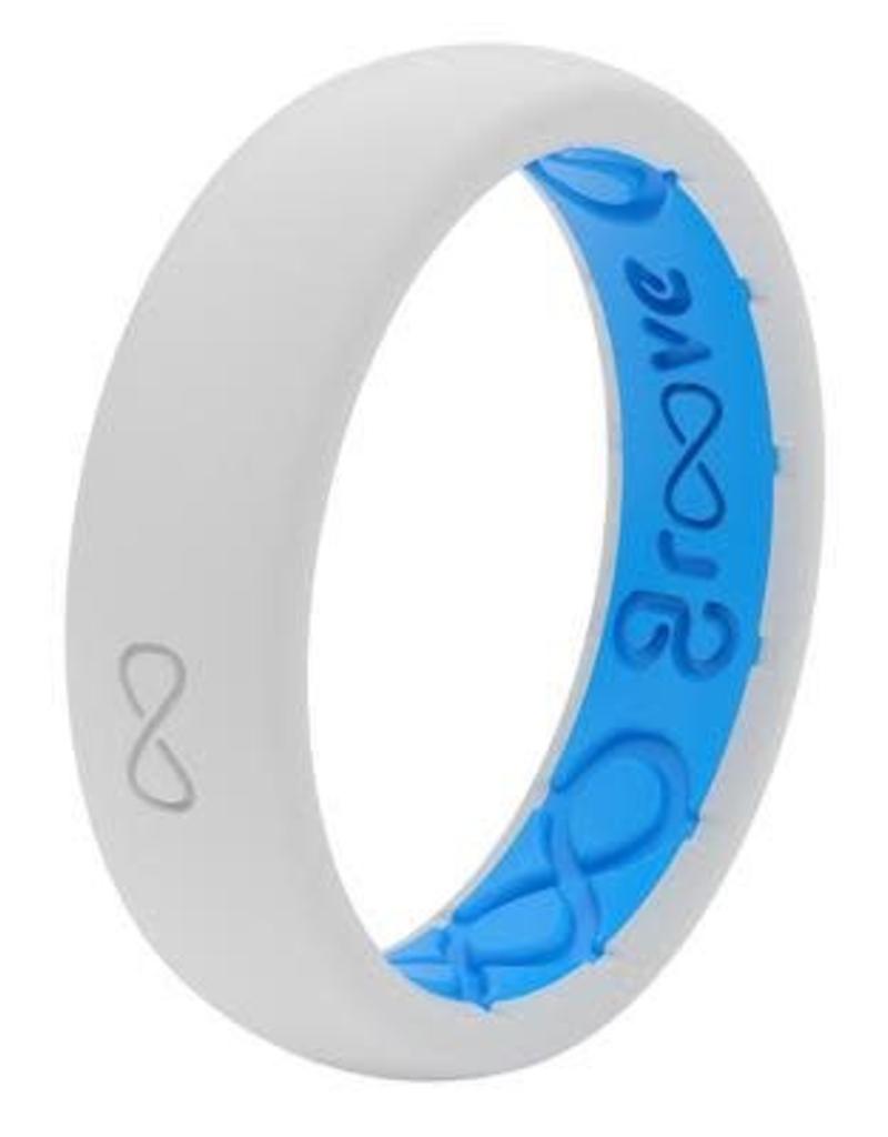 GROOVELIFE THIN SILICONE RING | SNOW