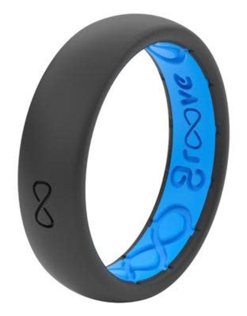 GROOVELIFE THIN SILICONE RING | DEEP STONE