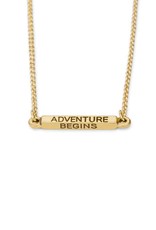 LUCA AND DANNI NK200G ADVENTURE BEGINS NECKLACE GOLD TONE