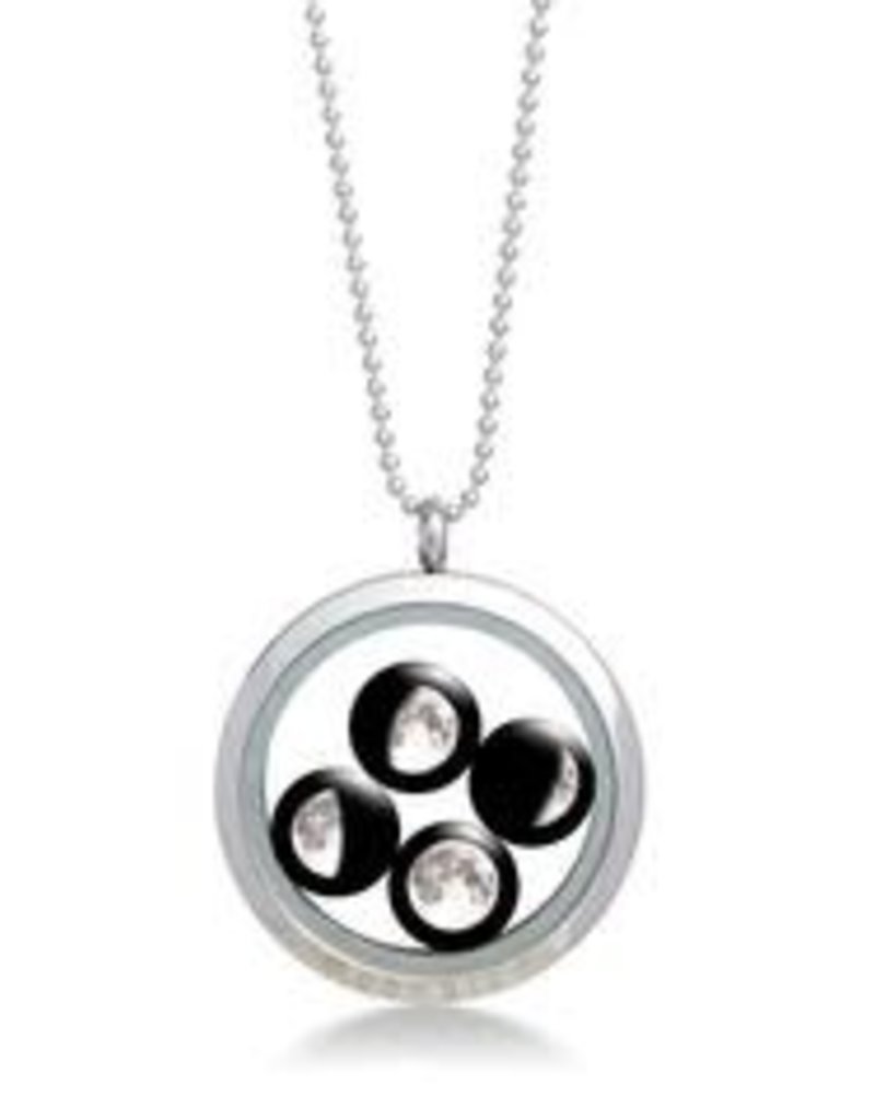 MOONGLOW JEWELRY Large Stainless Steel Locket with Bead Chain