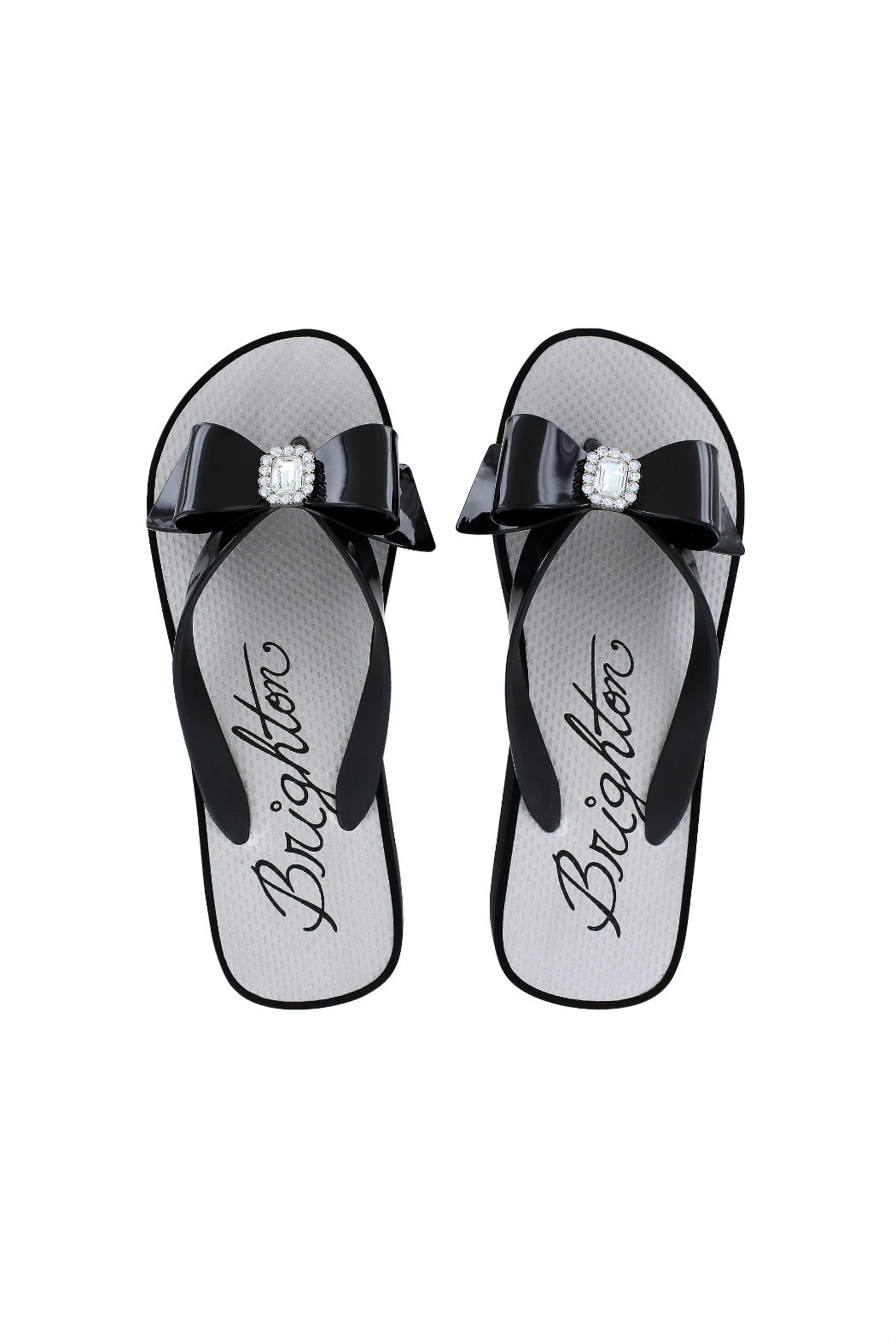 brighton black sandals