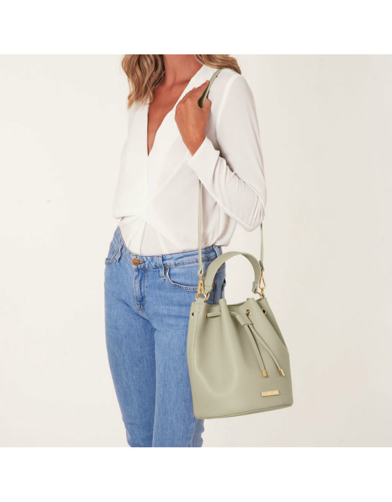 Katie loxton chloe charcoal bucket bag hotsell