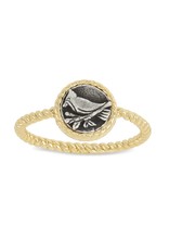 LUCA AND DANNI RG148G7 Cardinal Ring_gold plated_sz7