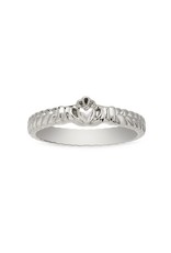 LUCA AND DANNI RG151S8 CLADDAGH RING IN SILVER SIZE 8