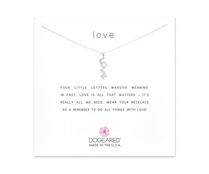Love Necklace Love Word Silver 16 2 Protass Gifts