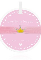 KATIE LOXTON *KLJC458 Hair Tie / Bracelet - Pretty Princess - Crown - Pale Pink
