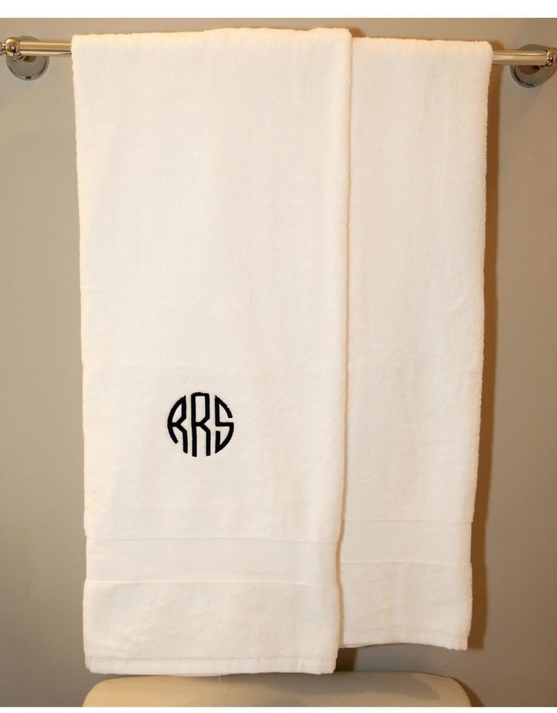 Monogrammed Luxury Cotton Bath Towel