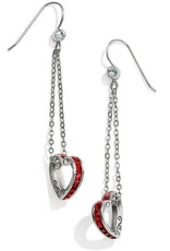 BRIGHTON JA4633 Spectrum Petite Heart French Wire Earrings