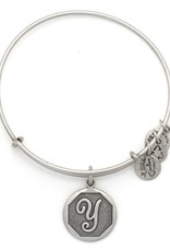 ALEX AND ANI A13EB14YS  Initial Y Expandable Wire Bangle