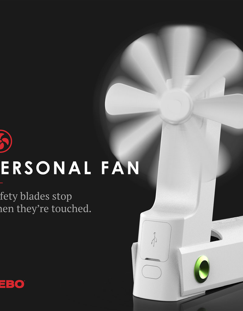 PAL360 Flashlight with Personal Fan