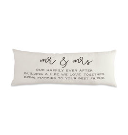 MUD PIE 41600337 MR AND MRS DEFINITION PILLOW