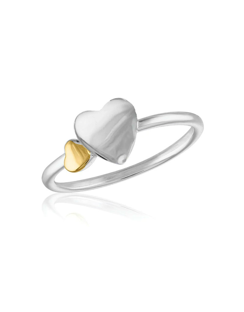 Puff Heart Stack Ring