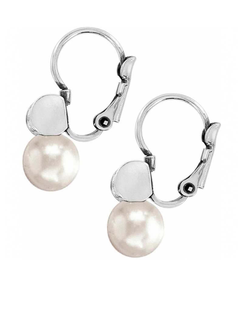 BRIGHTON JA1302 Meridian Petite Pearl Leverback Earrings