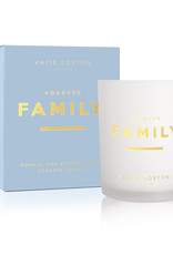 KATIE LOXTON KLC180-4 SENTIMENT CANDLE | SENTIMENT CANDLE | FOREVER FAMILY | Pomelo and Lychee Flower | Pomelo and Lychee Flower