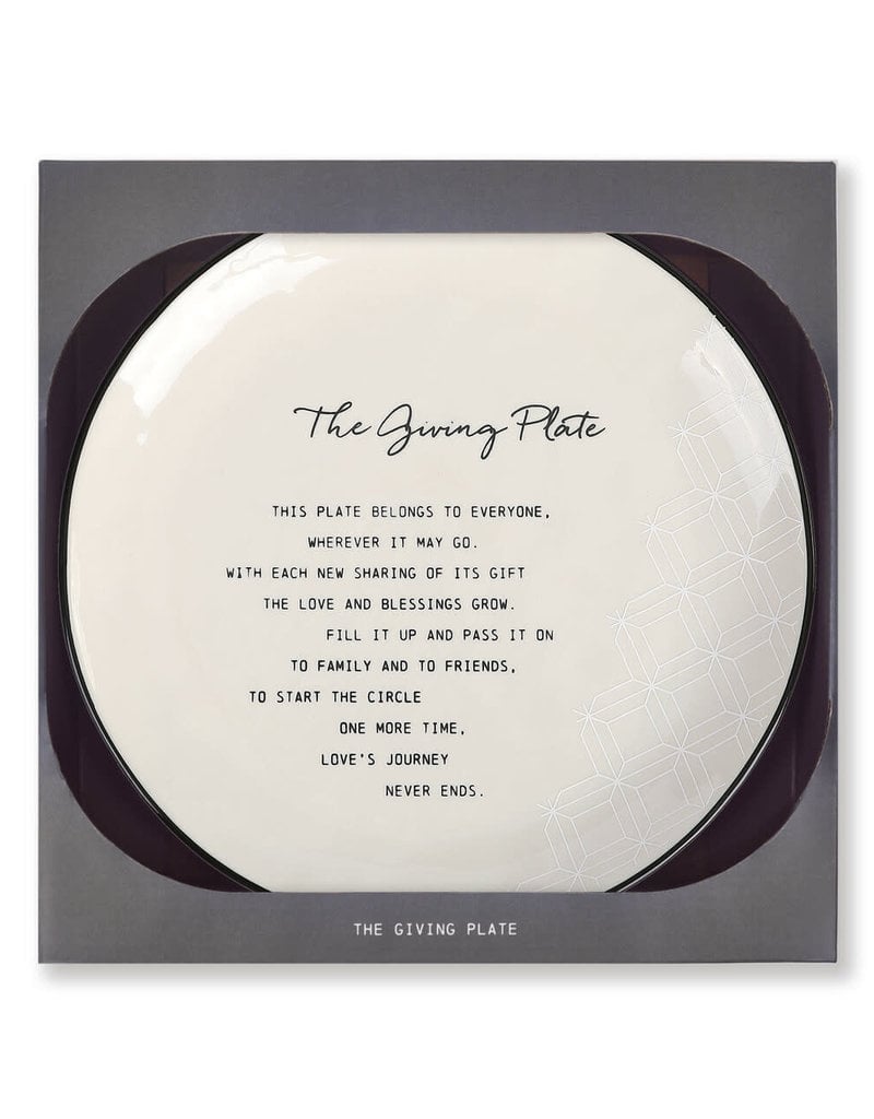 DEMDACO 1004100025 The Giving Plate - 10"dia.