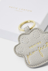 KATIE LOXTON KLB2153 BEAUTIFULLY BOXED KEYRING | YOU''RE PAW-FECT | GREY | 4 1/2" X 4 1/2" X 1"