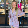 Mauve Polka Dot Romper